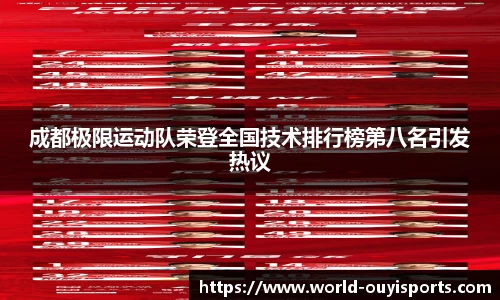 成都极限运动队荣登全国技术排行榜第八名引发热议